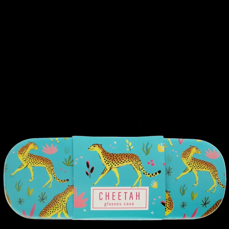 Rex London Glasses case & cleaning cloth - Cheetah Sale
