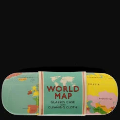 Rex London Glasses case & cleaning cloth - World Map Outlet