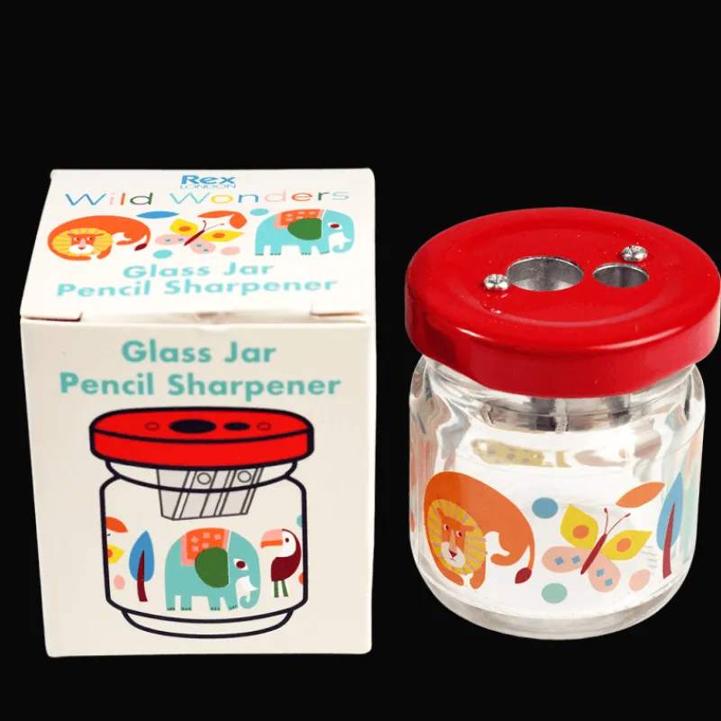 Rex London Glass jar pencil sharpener - Wild Wonders Outlet