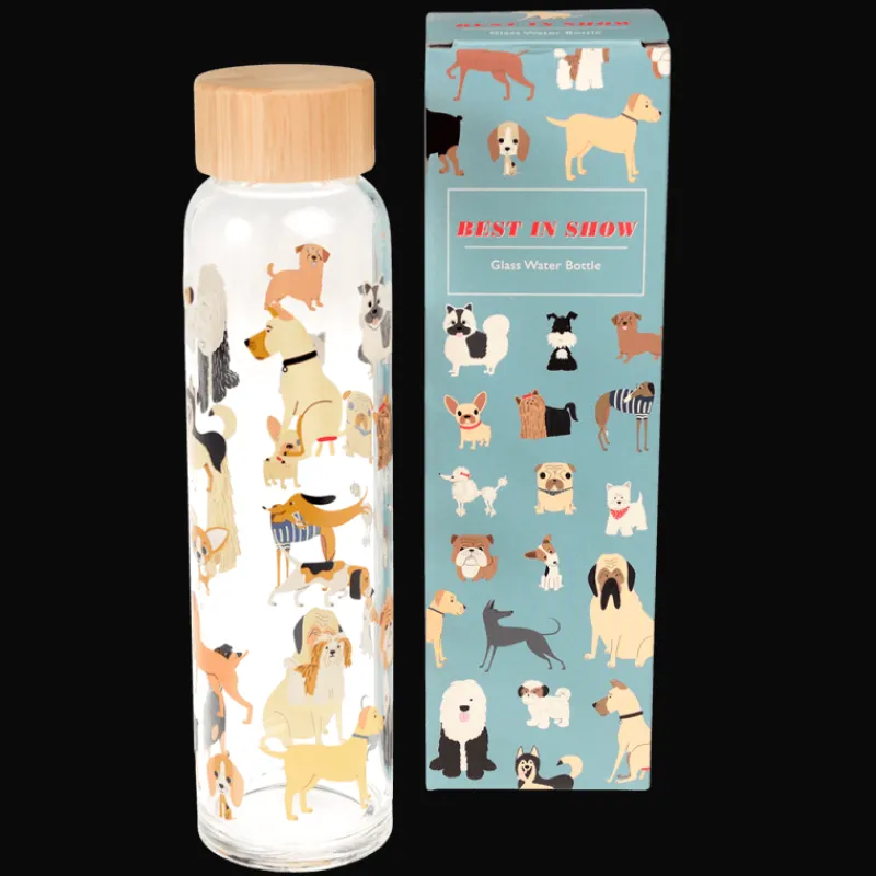 Rex London Glass water bottle 420ml - Best in Show Fashion