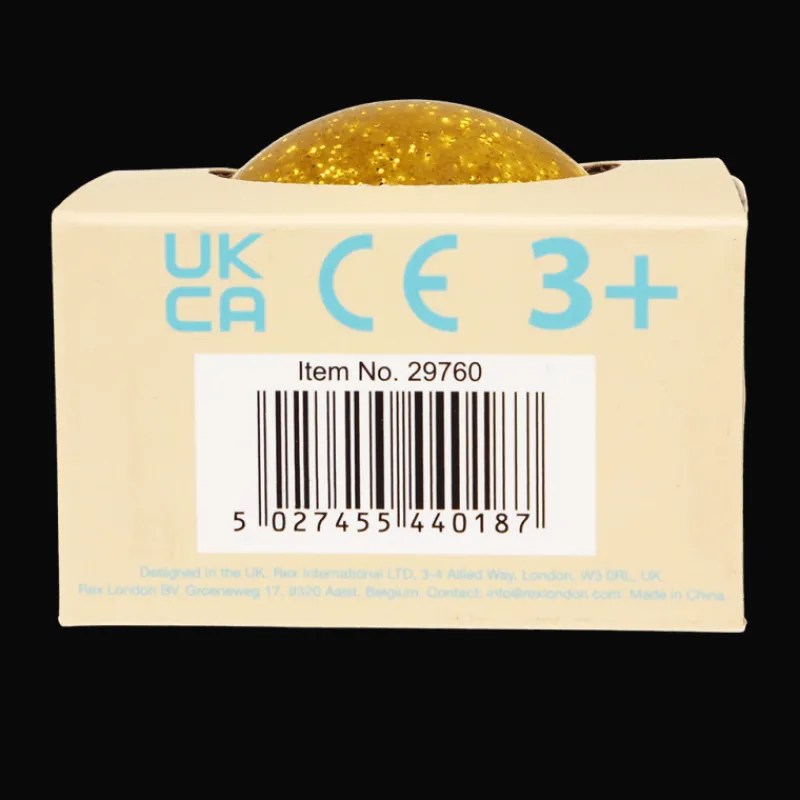 Rex London Glitter bouncy ball - Gold dog Best