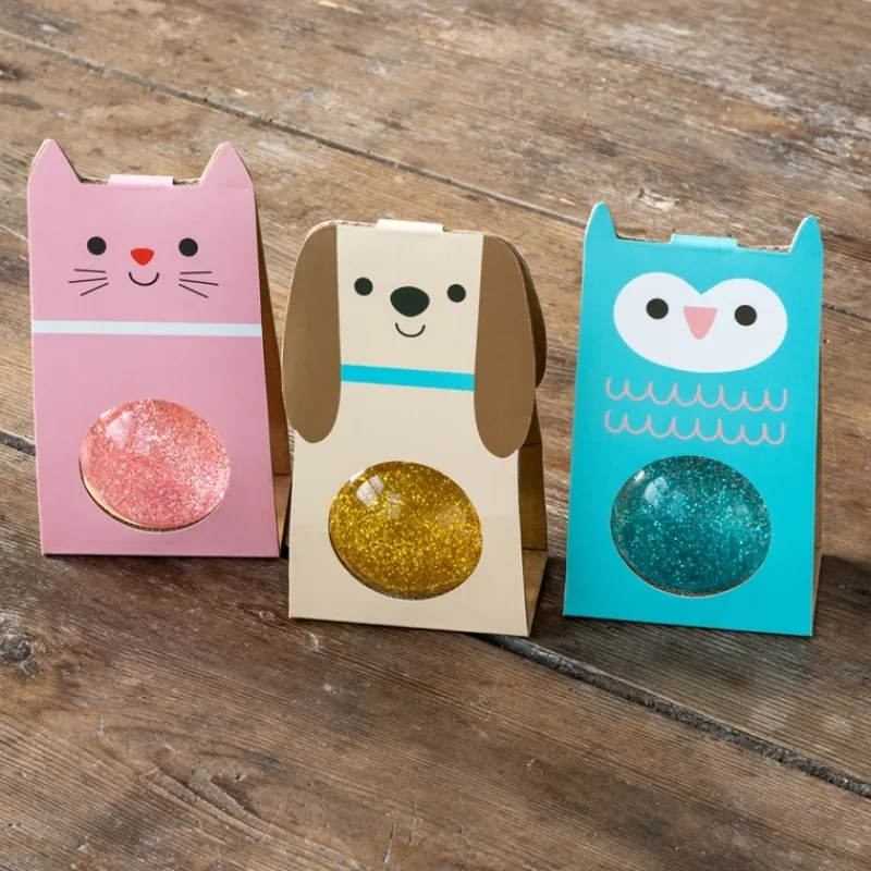 Rex London Glitter bouncy ball - Pink cat Outlet