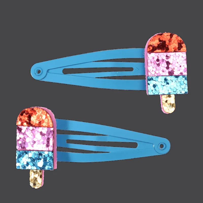 Rex London Glitter hair clips (set of 2) - Ice lolly Best