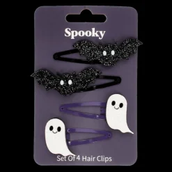 Rex London Glitter hair clips (set of 4) - Spooky Online