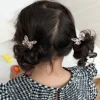 Rex London Glitter hair ties (set of 4) - Fairies in the Garden butterfly Hot