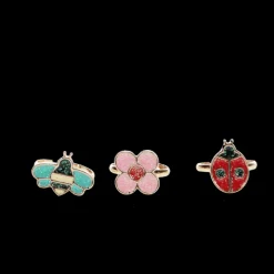 Rex London Glitter rings (set of 3) - Ladybird Best