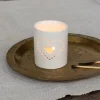 Rex London Glossy ceramic tealight holder - Heart New