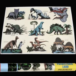 Rex London Glow in the dark poster - Prehistoric Land Discount