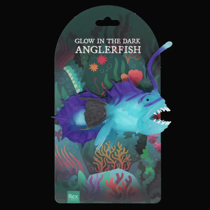 Rex London Glow in the dark squishy toy - Angler fish Online