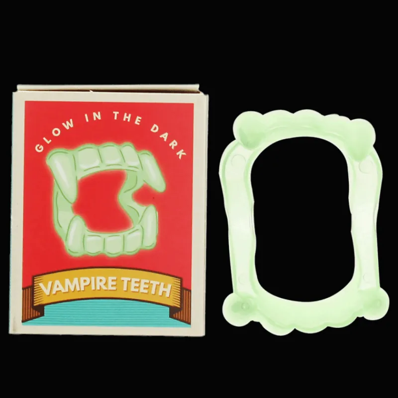 Rex London Glow in the dark vampire teeth - Classic Jokes Outlet