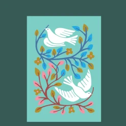 Rex London Greetings card - Doves Clearance