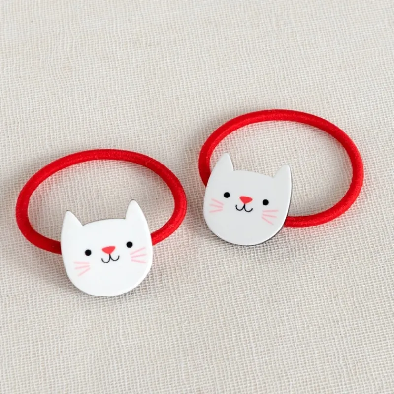 Rex London Hair ties (set of 2) - Cookie the Cat Best