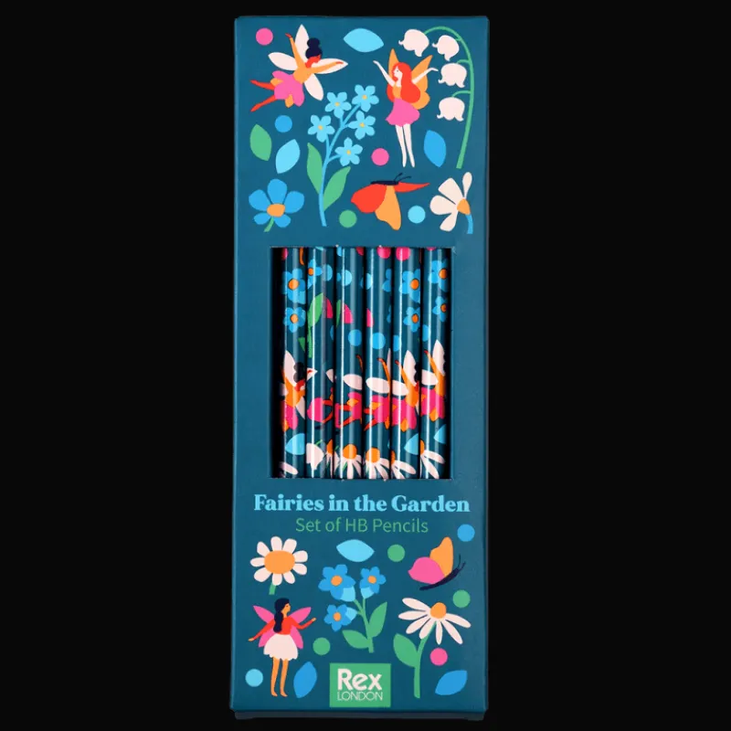Rex London HB pencils (pack of 6) - Fairies in the Garden Best