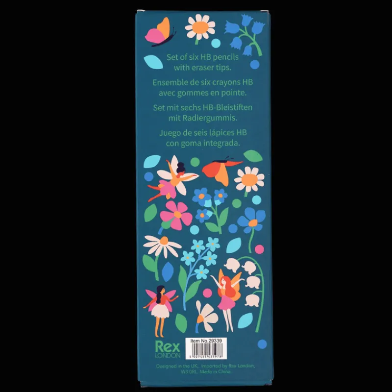 Rex London HB pencils (pack of 6) - Fairies in the Garden Best