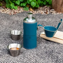 Rex London Hunter hip flask with 2 cups 220ml - Spirit of Adventure Sale