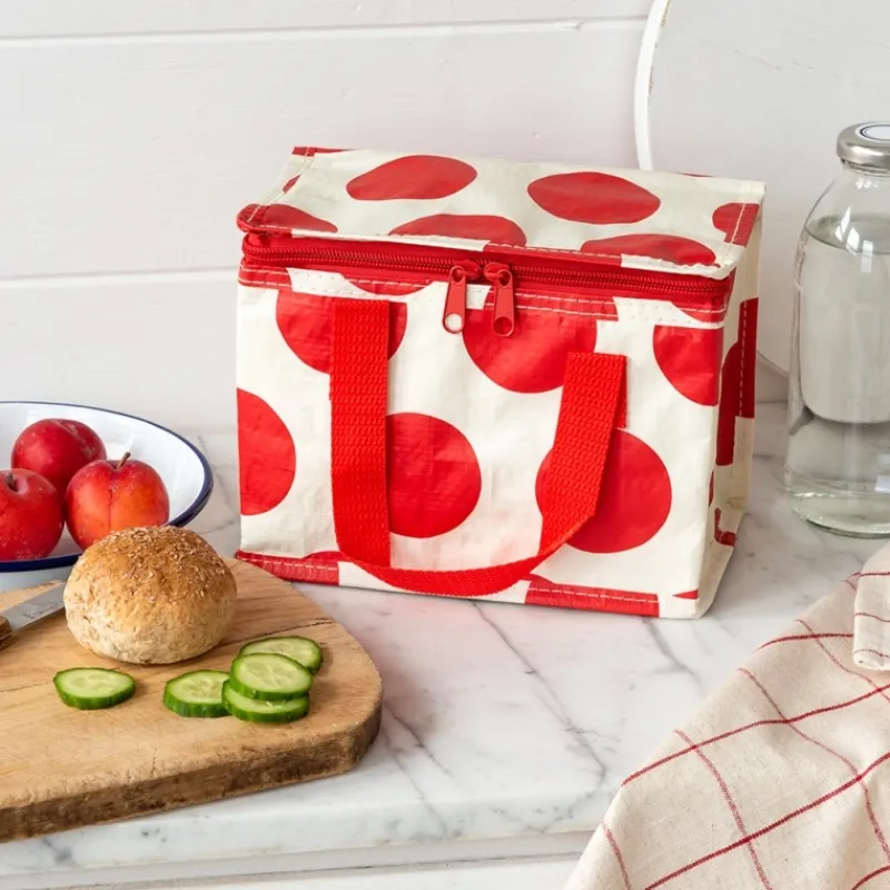 Rex London Insulated lunch bag - Spotlight red on white Online