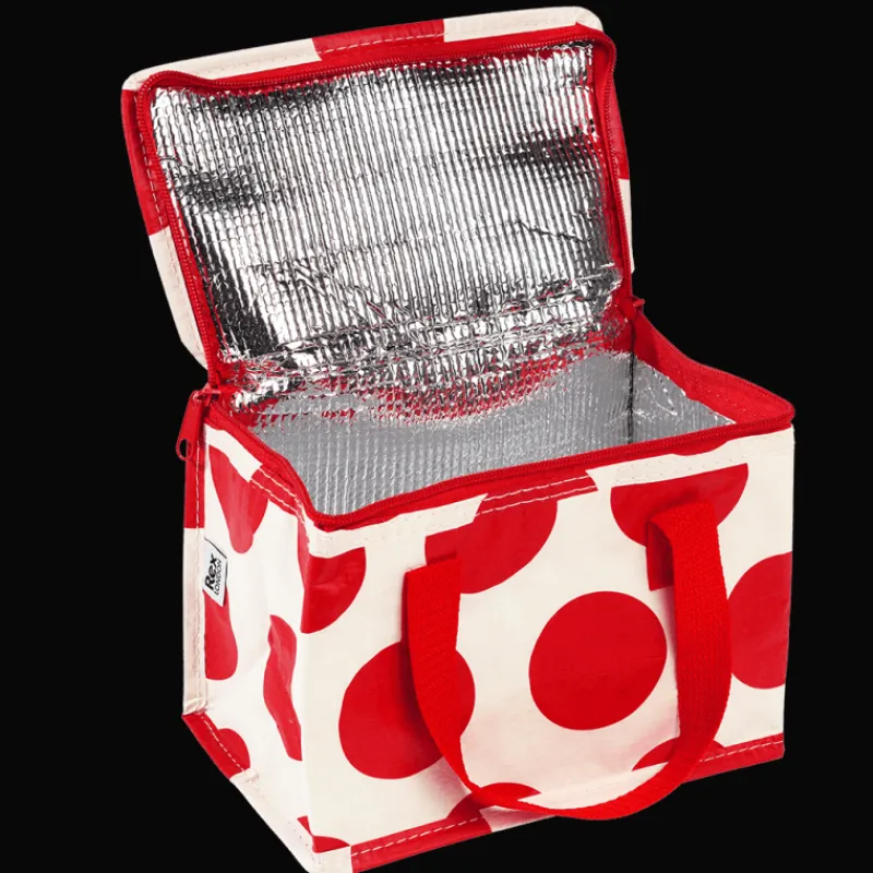 Rex London Insulated lunch bag - Spotlight red on white Online