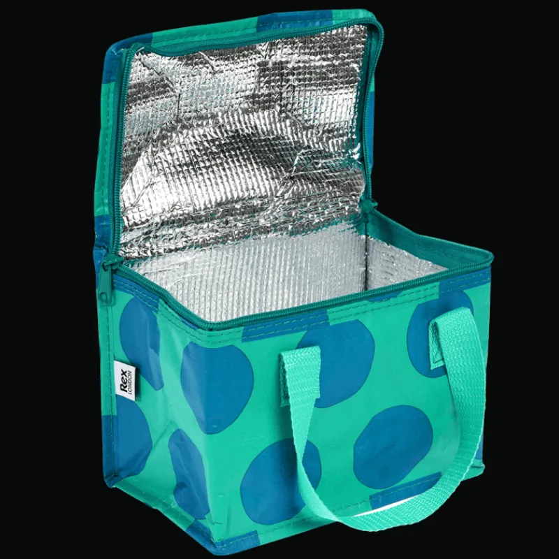 Rex London Insulated lunch bag - Spotlight blue on turquoise Discount