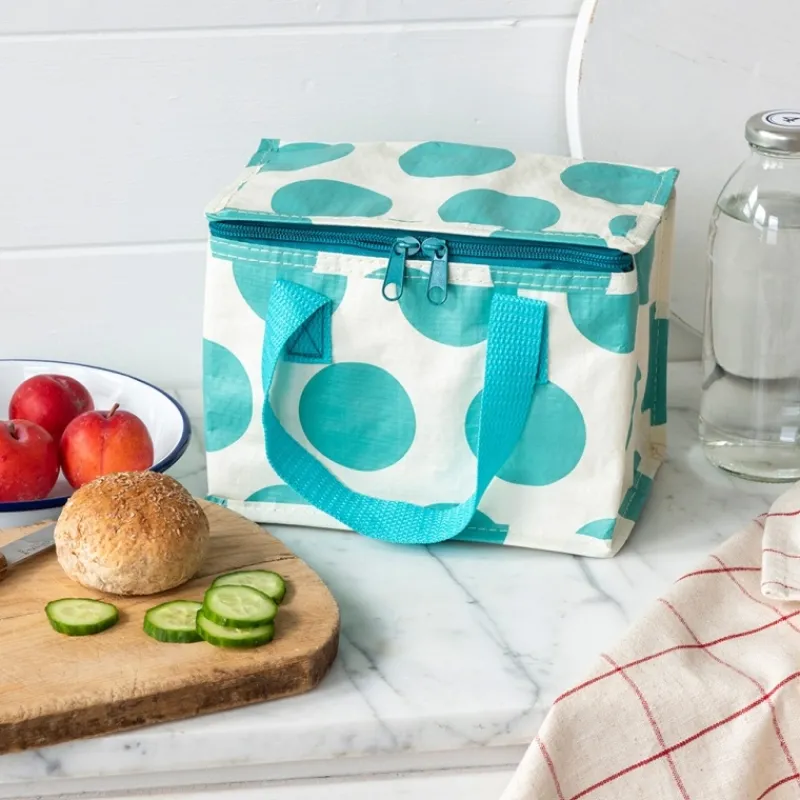 Rex London Insulated lunch bag - Spotlight turquoise on white Fashion