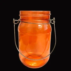 Rex London Jam jar tealight holder - Orange Fashion