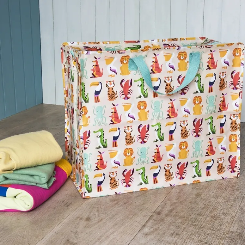 Rex London Jumbo storage bag - Colourful Creatures Discount