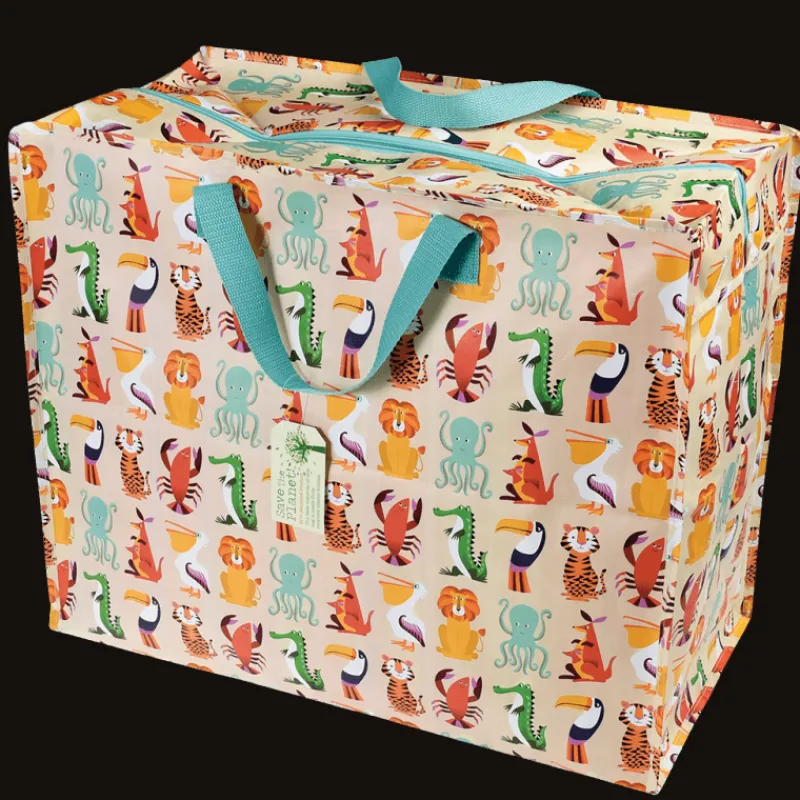 Rex London Jumbo storage bag - Colourful Creatures Discount