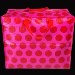 Rex London Jumbo storage bag - Spotlight red on pink Clearance