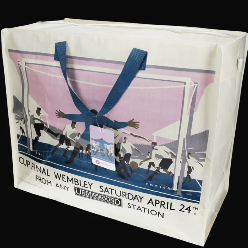 Rex London Jumbo storage bag - TfL Vintage Poster "Cup Final" Online