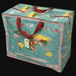 Rex London Jumbo storage bag - World Map New