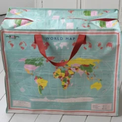 Rex London Jumbo storage bag - World Map New