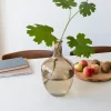 Rex London Large bottle vase (31cm) - Amber Hot