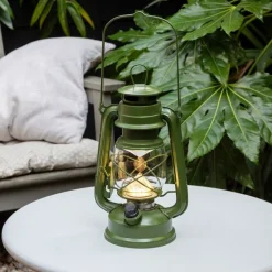 Rex London LED hurricane lantern - Green Fashion