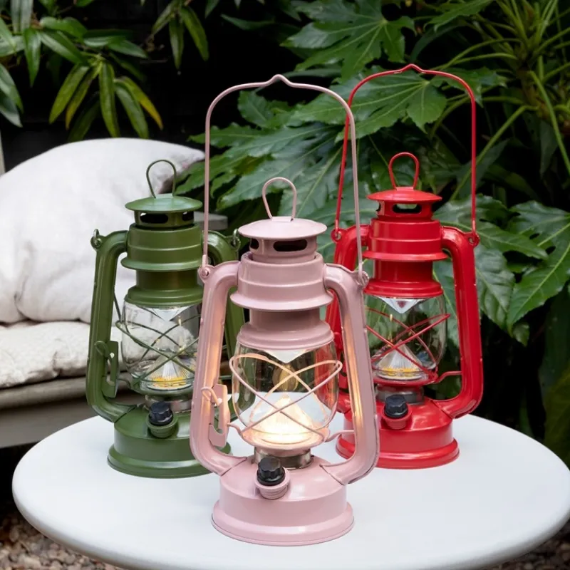 Rex London LED hurricane lantern - Green Fashion