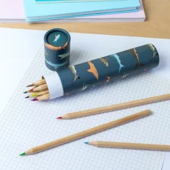 Rex London Long tube of colouring pencils - Sharks Outlet