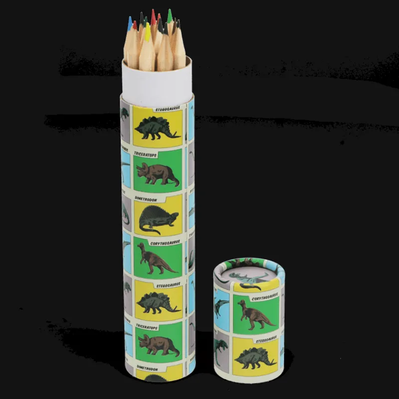 Rex London Long tube of colouring pencils - Prehistoric Land Fashion
