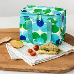 Rex London Lunch bag - Blue and green Daisy Discount