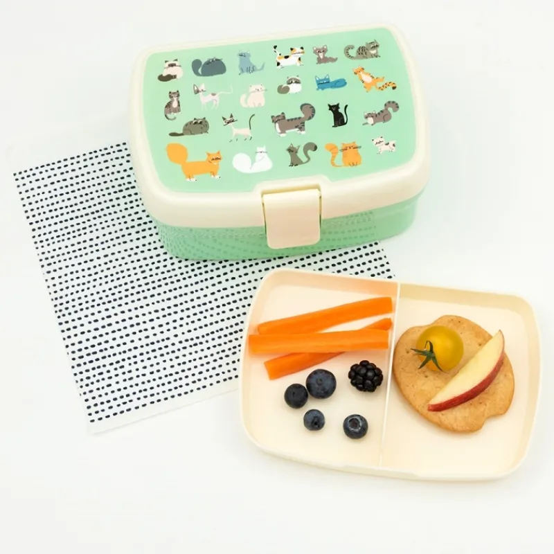 Rex London Lunch box with tray - Nine Lives New