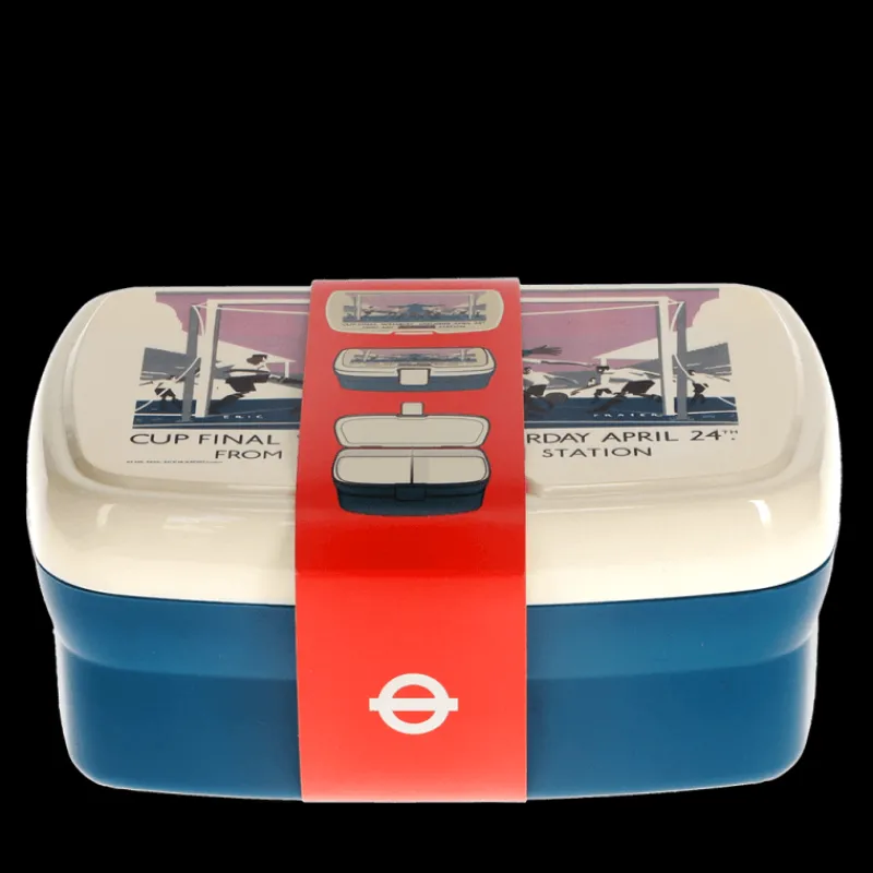 Rex London Lunch box with tray - TfL Vintage Poster "Cup Final" Online