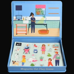 Rex London Magnetic vet play scene set (75 pieces) Online