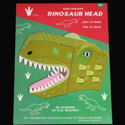 Rex London Make your own dinosaur head - 3D T-Rex mask New