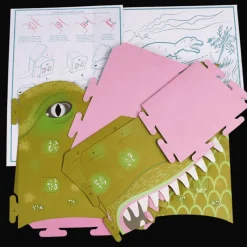 Rex London Make your own dinosaur head - 3D T-Rex mask New