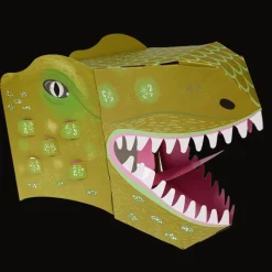 Rex London Make your own dinosaur head - 3D T-Rex mask New