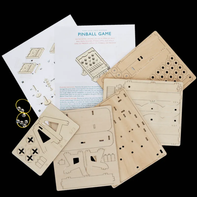Rex London Make your own wooden table game - Pinball Fashion