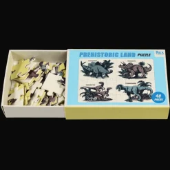 Rex London Matchbox jigsaw puzzle (48 pieces) - Prehistoric Land Fashion