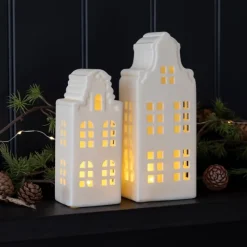 Rex London Matt ceramic LED decoration - Medium house Sale