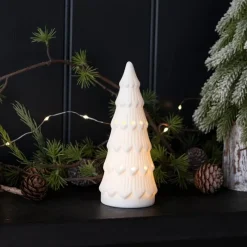Rex London Matt ceramic LED decoration - Small Christmas tree Outlet