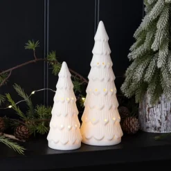 Rex London Matt ceramic LED decoration - Small Christmas tree Outlet