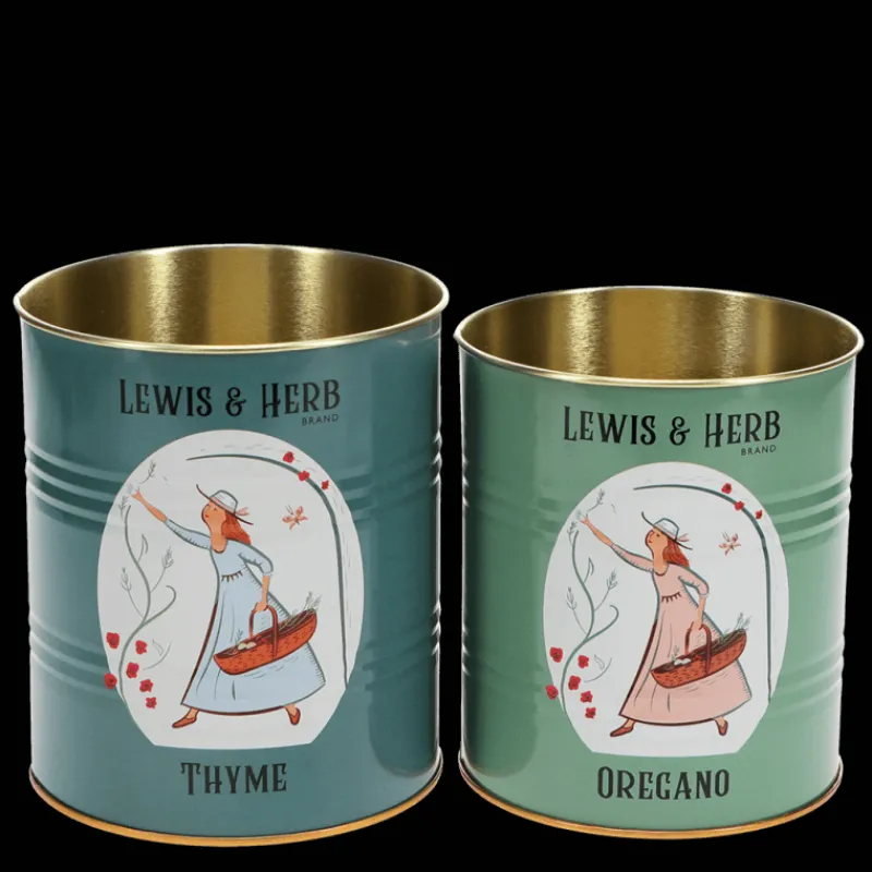 Rex London Medium storage tins (set of 2) - Lewis and Herb New
