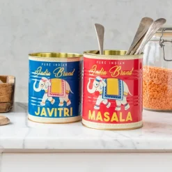 Rex London Medium storage tins (set of 2) - MASALA & JAVITRI Clearance