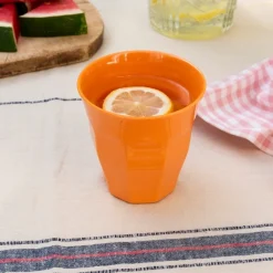 Rex London Melamine beaker (250ml) - Orange Outlet